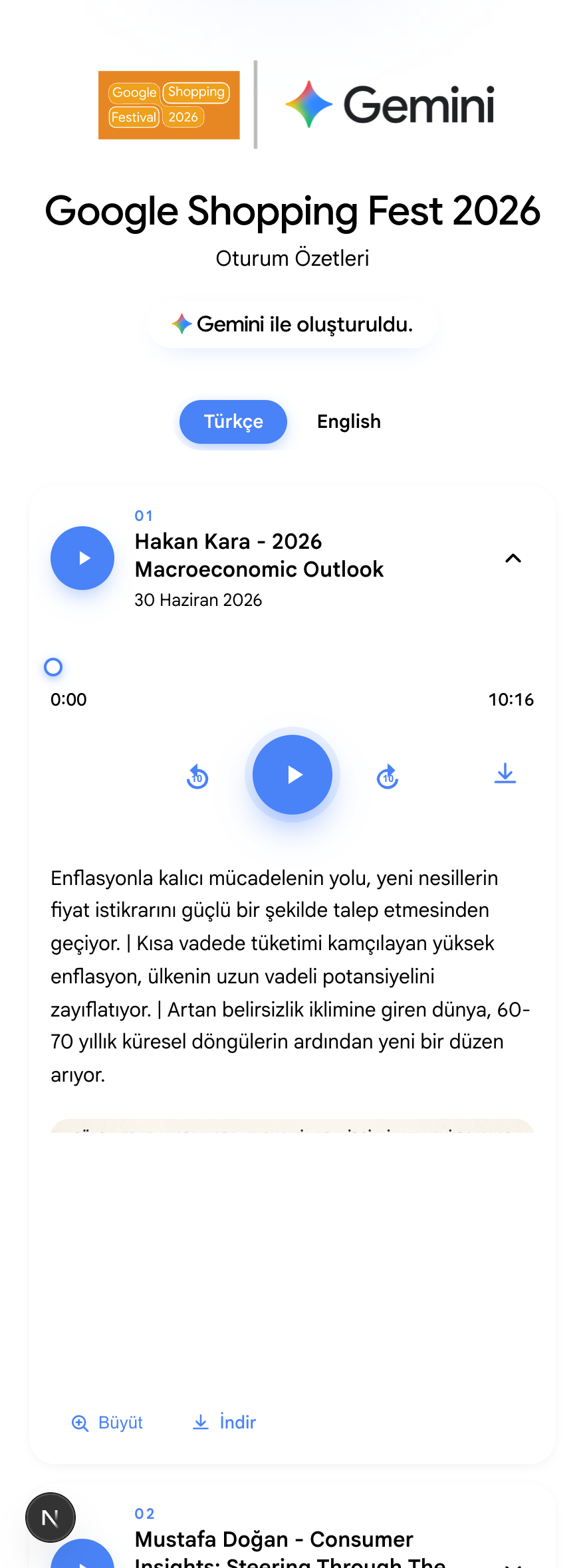The Companion App — screenshot